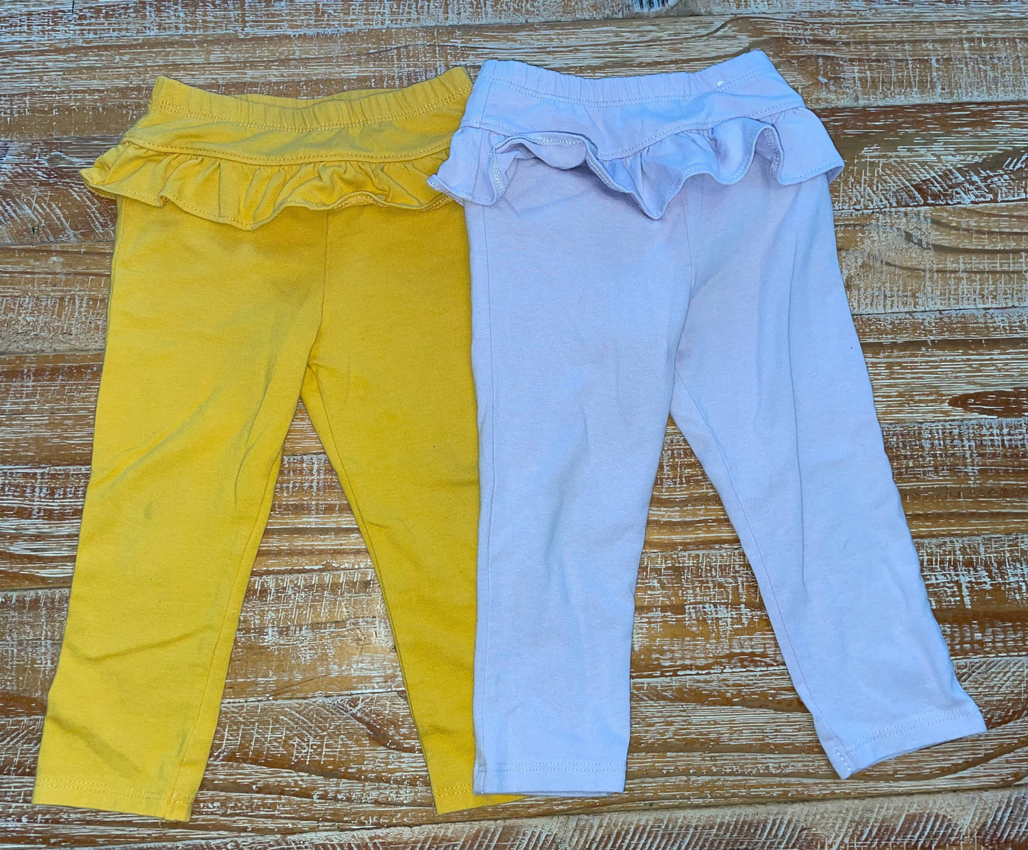 Seller #3 Garanimals Frilled Butt Leggings Lavender and yellow 24 mos (set of 2)