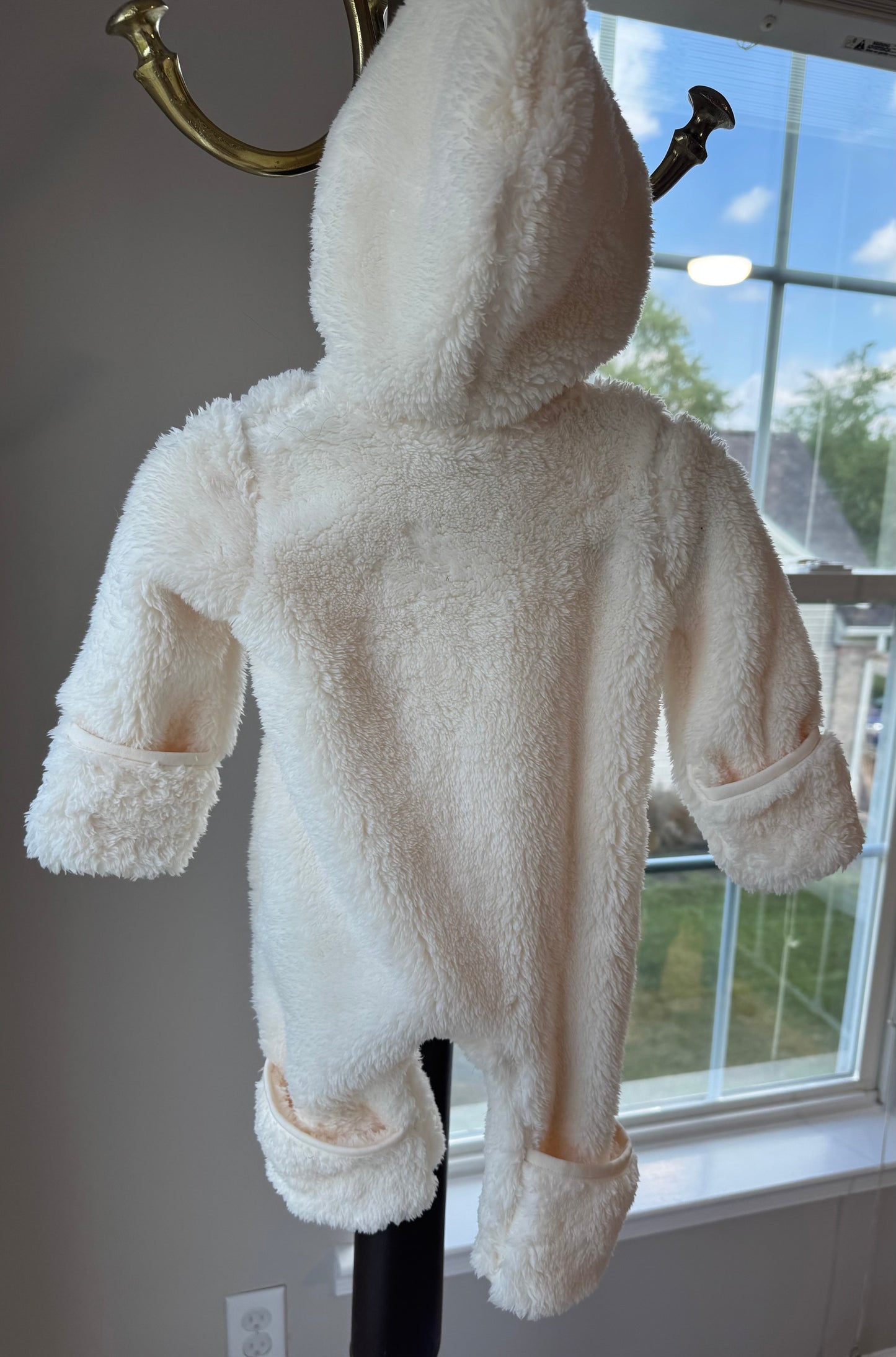 #113 Nike gender neutral fuzzy coat 3 month