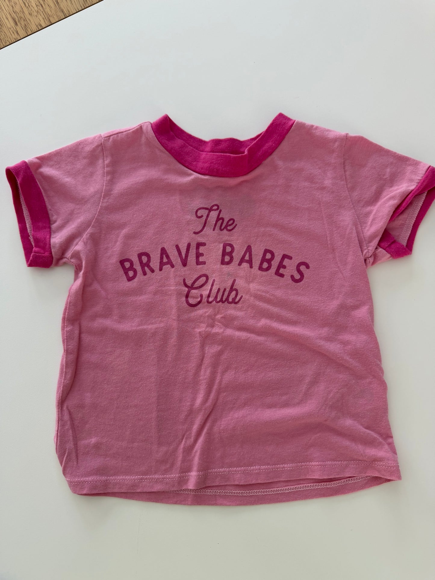 #117, Girls 3T, ice cream cone tee & ‘The Brave Babes Club’, GUC