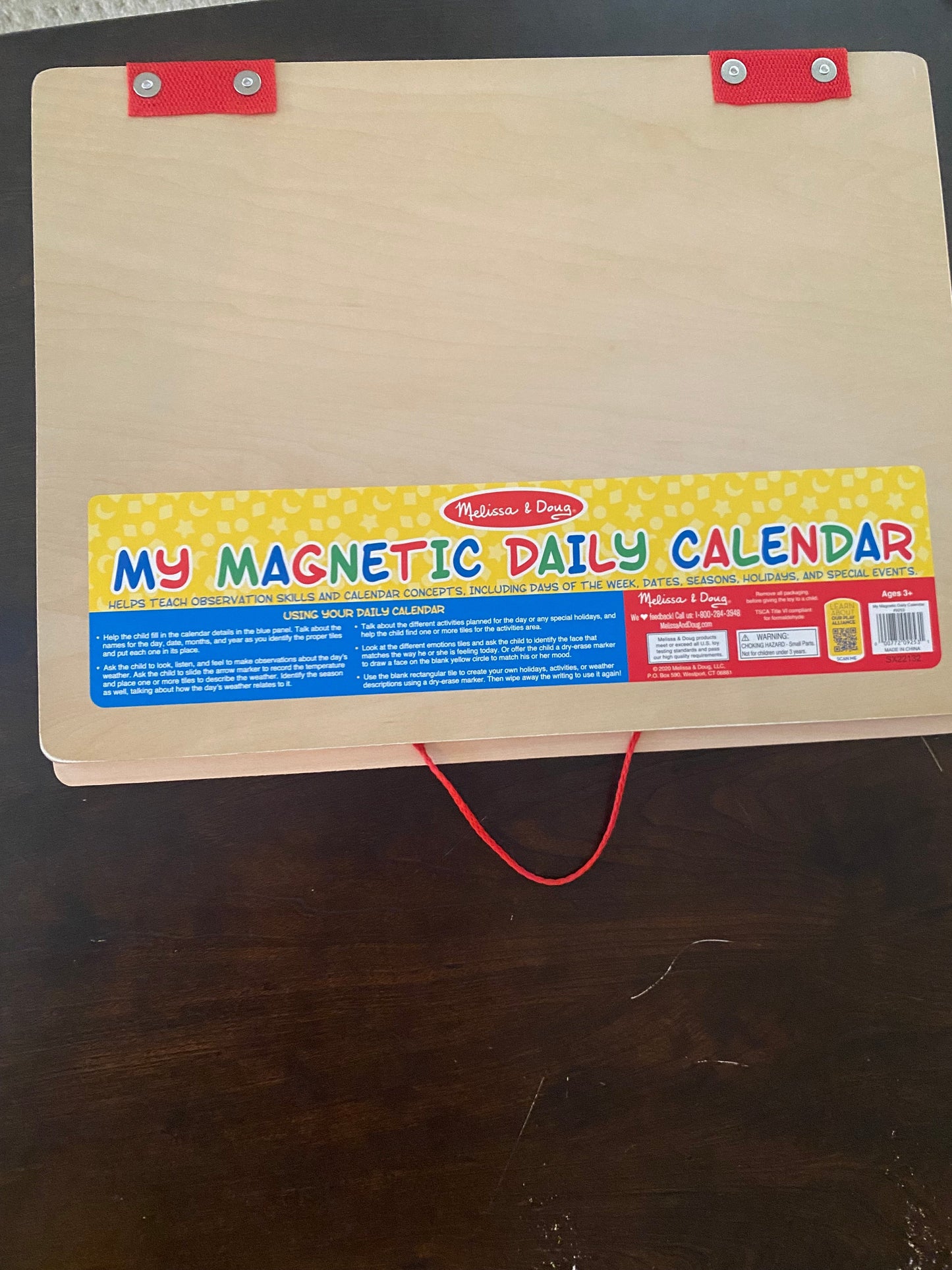 *reduced* #117, Melissa & Doug My Magnetic Calendar, VGUC