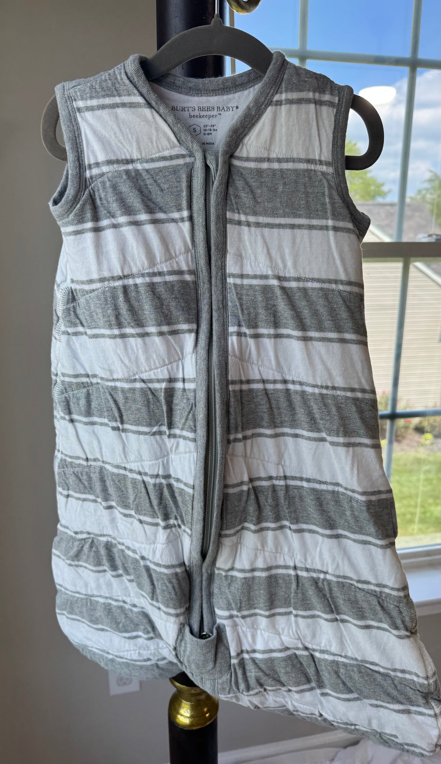 #113 Burt’s Bees Sleepsack S 0-6 month1.5 tog