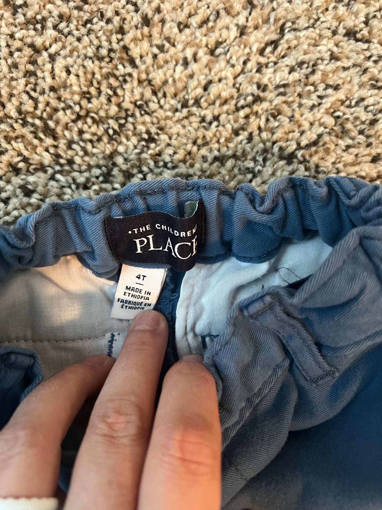 Seller #11 Boys 4T Blue pants with adjustable waist - Childrens place - VGUC