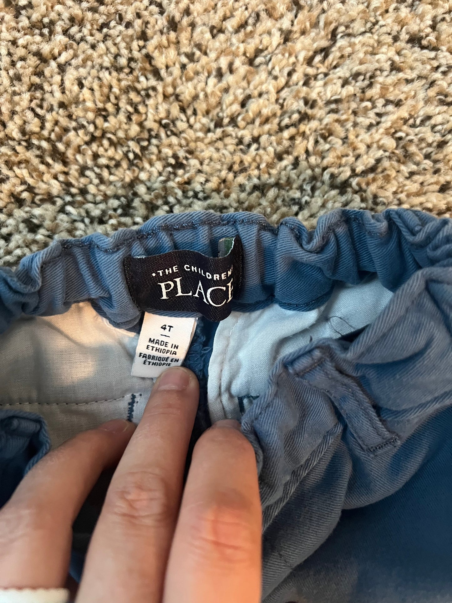 Seller 130 Boys 4T Blue pants with adjustable waist - Childrens place - VGUC