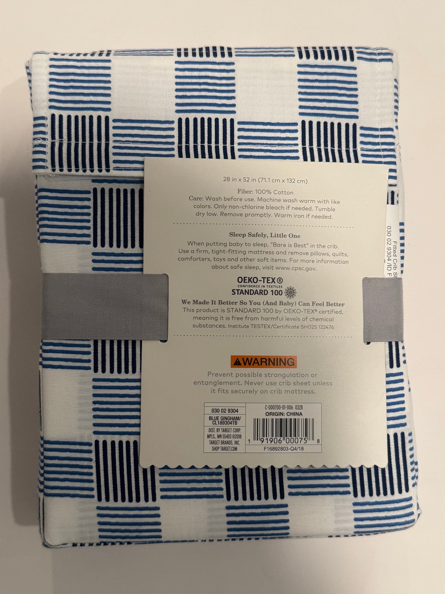 #187 Cloud Island NIB Crib Fitted Sheet