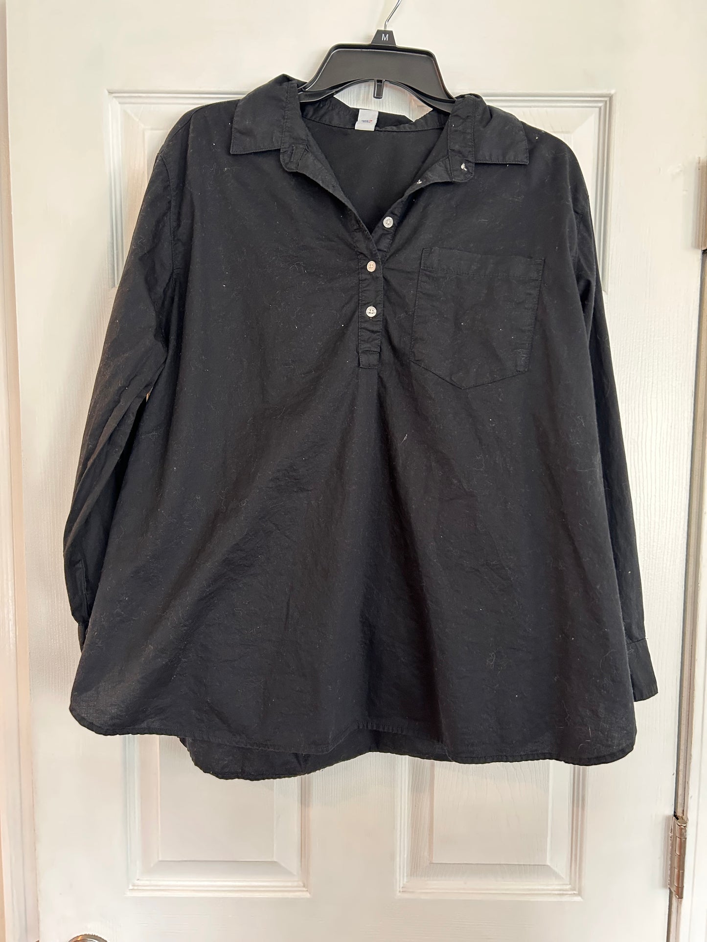 Seller #36 Old Navy Black Long Maternity Blouse Size M