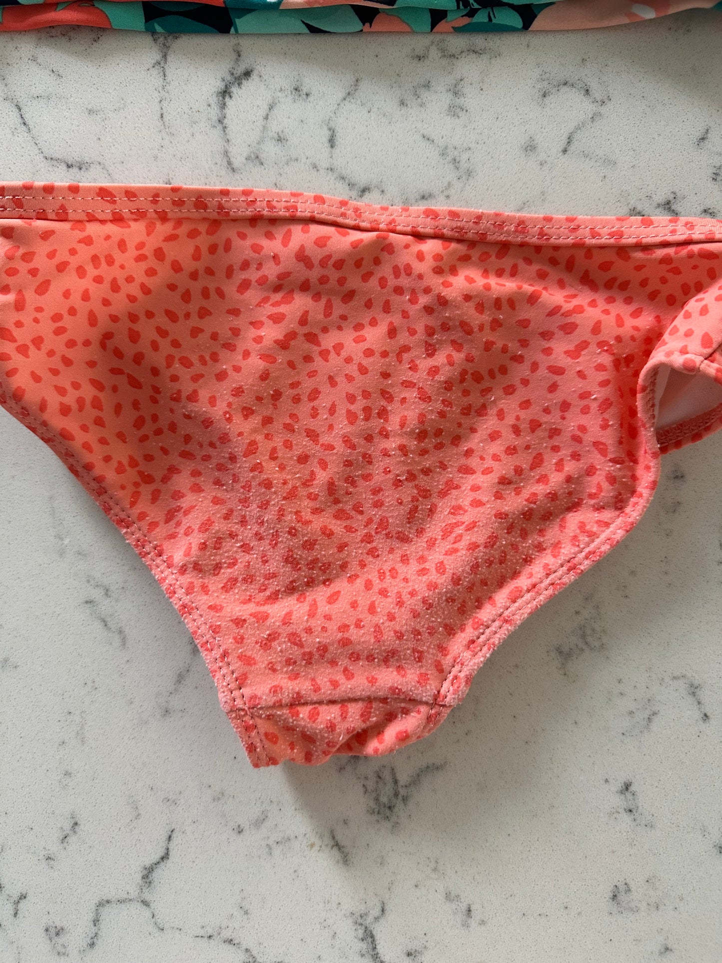Seller 42, Carter's Swim, Coral/Teal Floral, Girls 4T