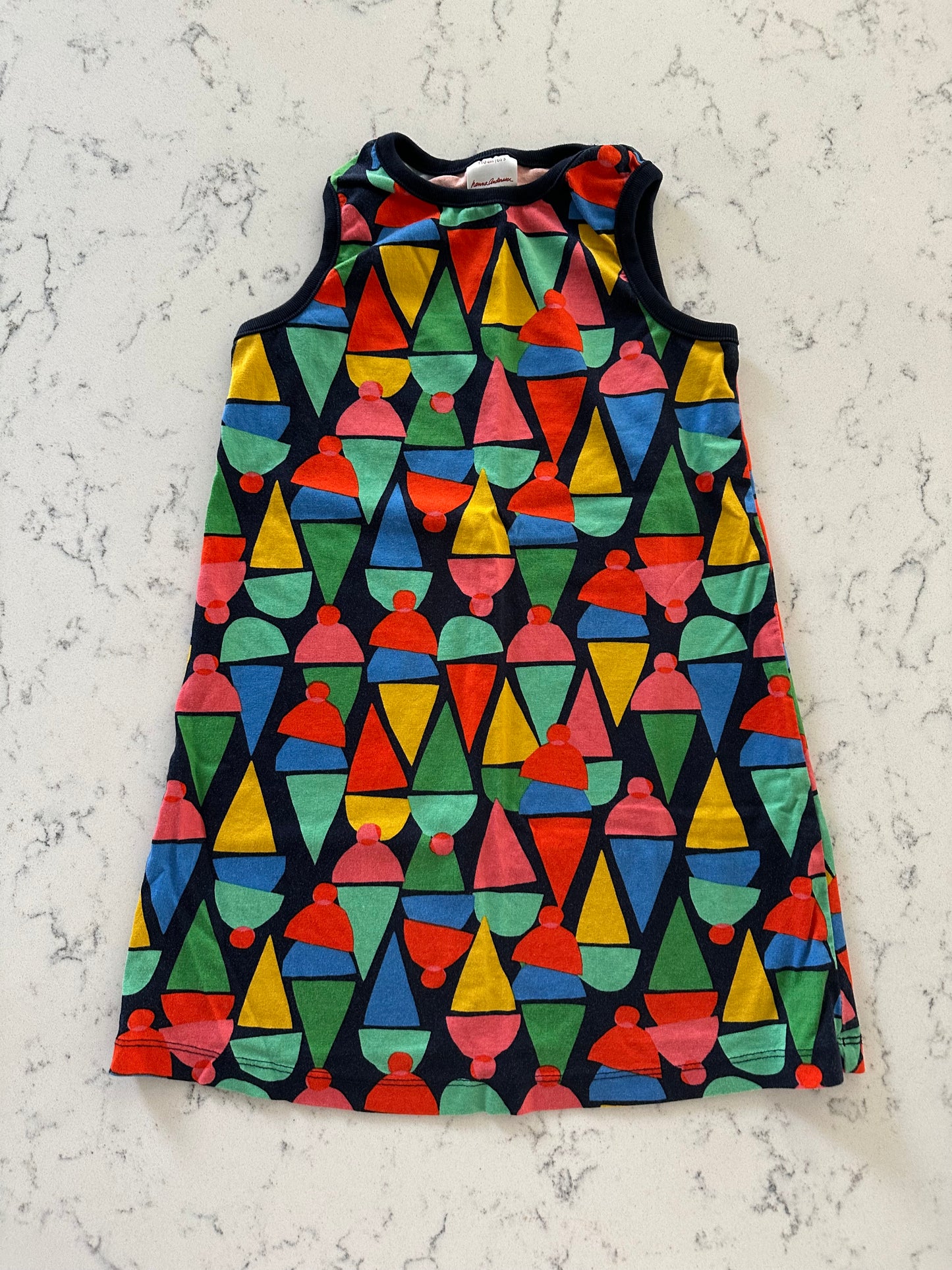 Seller 42, Hanna AnderssonTank Dress, Ice Cream Print, EUC, Girls 5