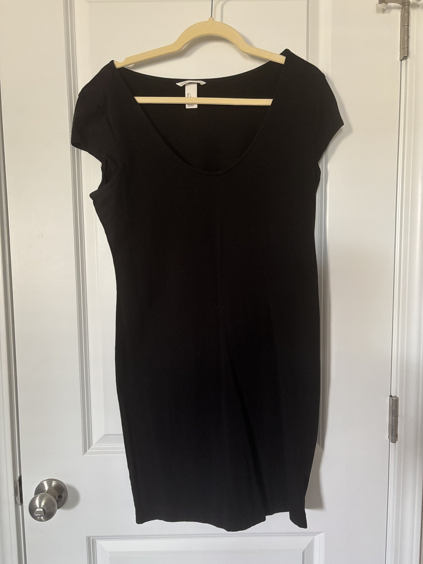 #138 - L - VGUC H&M - Black Casual Dress - PU 45236