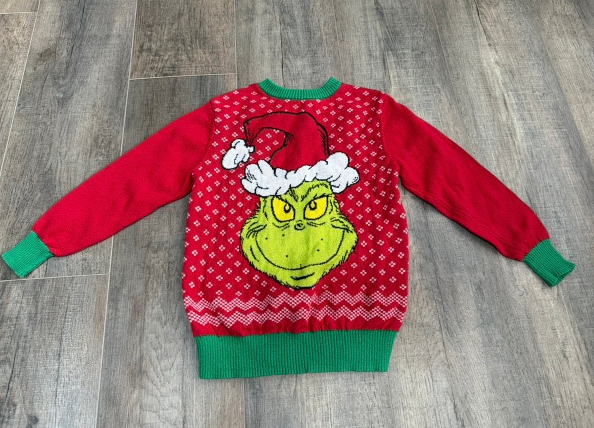 Seller 183- Girls Grinch sweater size S