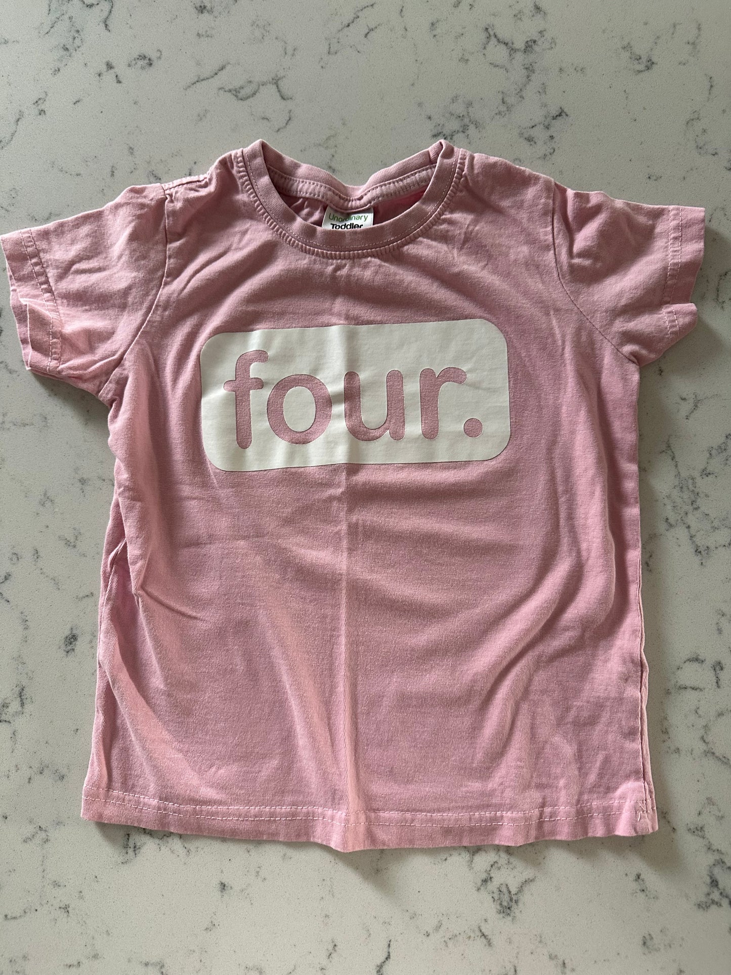 Seller 42, Four Shirt, Pink, Girls Size 4T