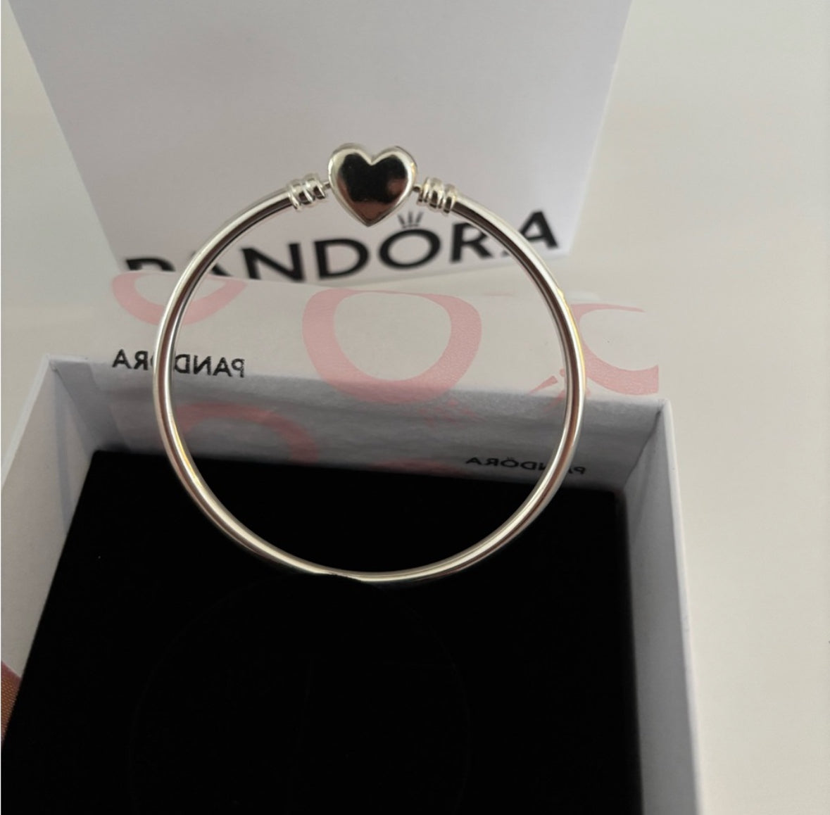 Seller #195 - *REDUCED* Pandora Bracelet Butterfly Bangle Heart Rhinestone - Brand New in Box