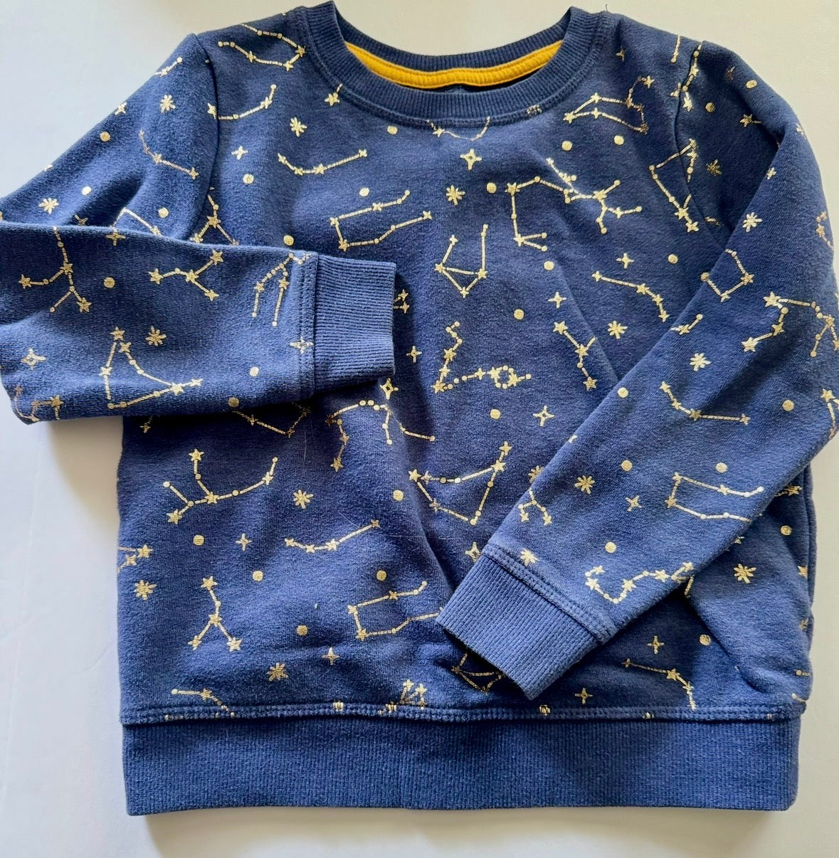 # 92 girl or boy 5 t navy/ gold star space cat jack