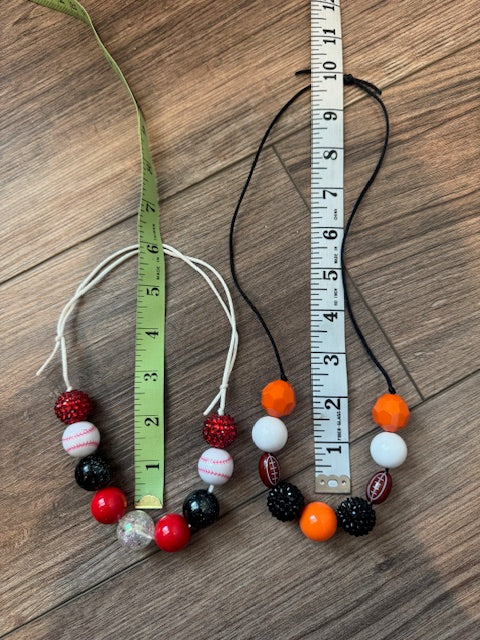 Seller #22 - 9 adjustable jumbo bead necklaces - LIKE NEW