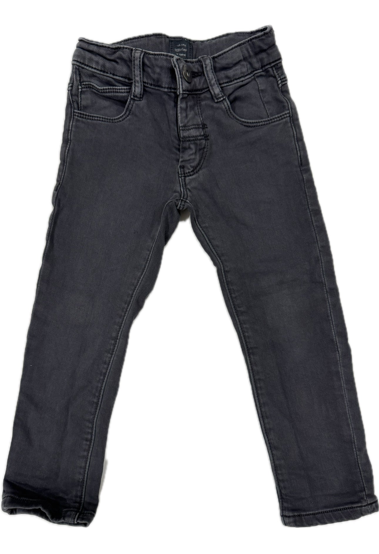 #38 Babyface 2 Boys Gray Stretchy Denim Jeans