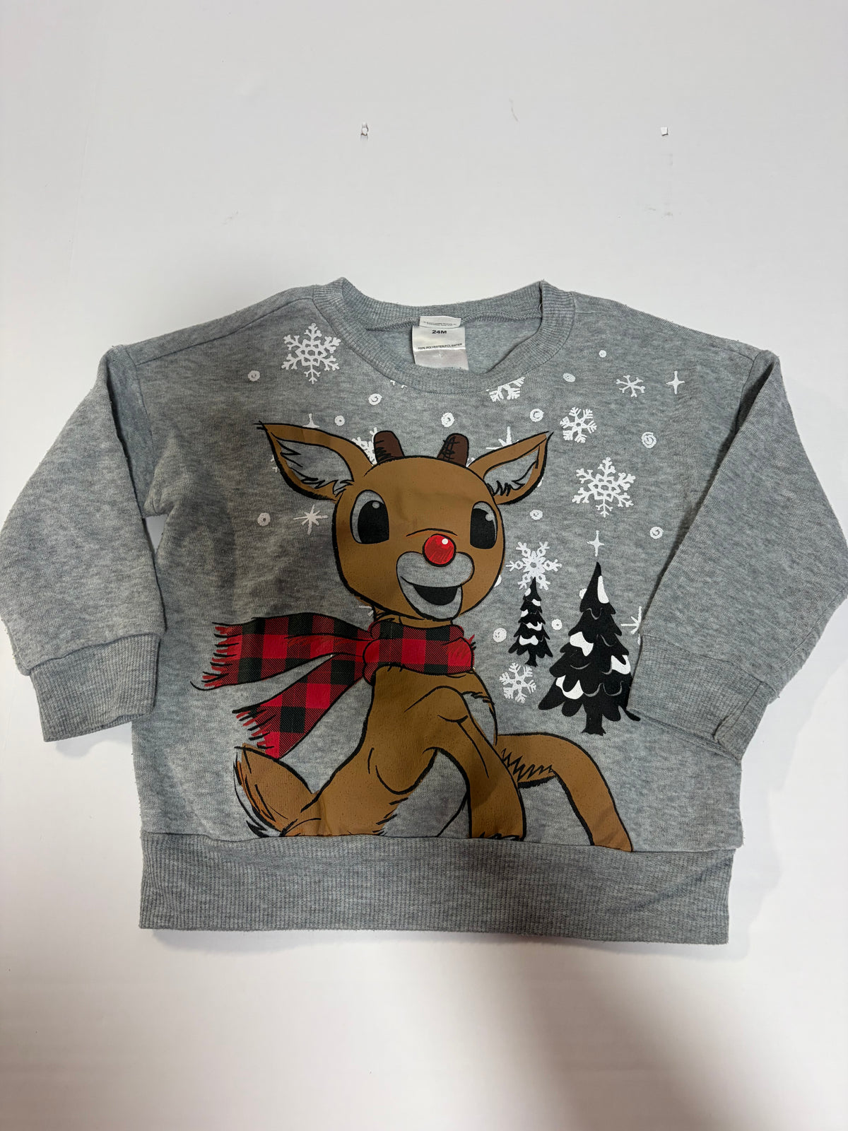 #27 Boys 24mos Rudolph Sweatshirt