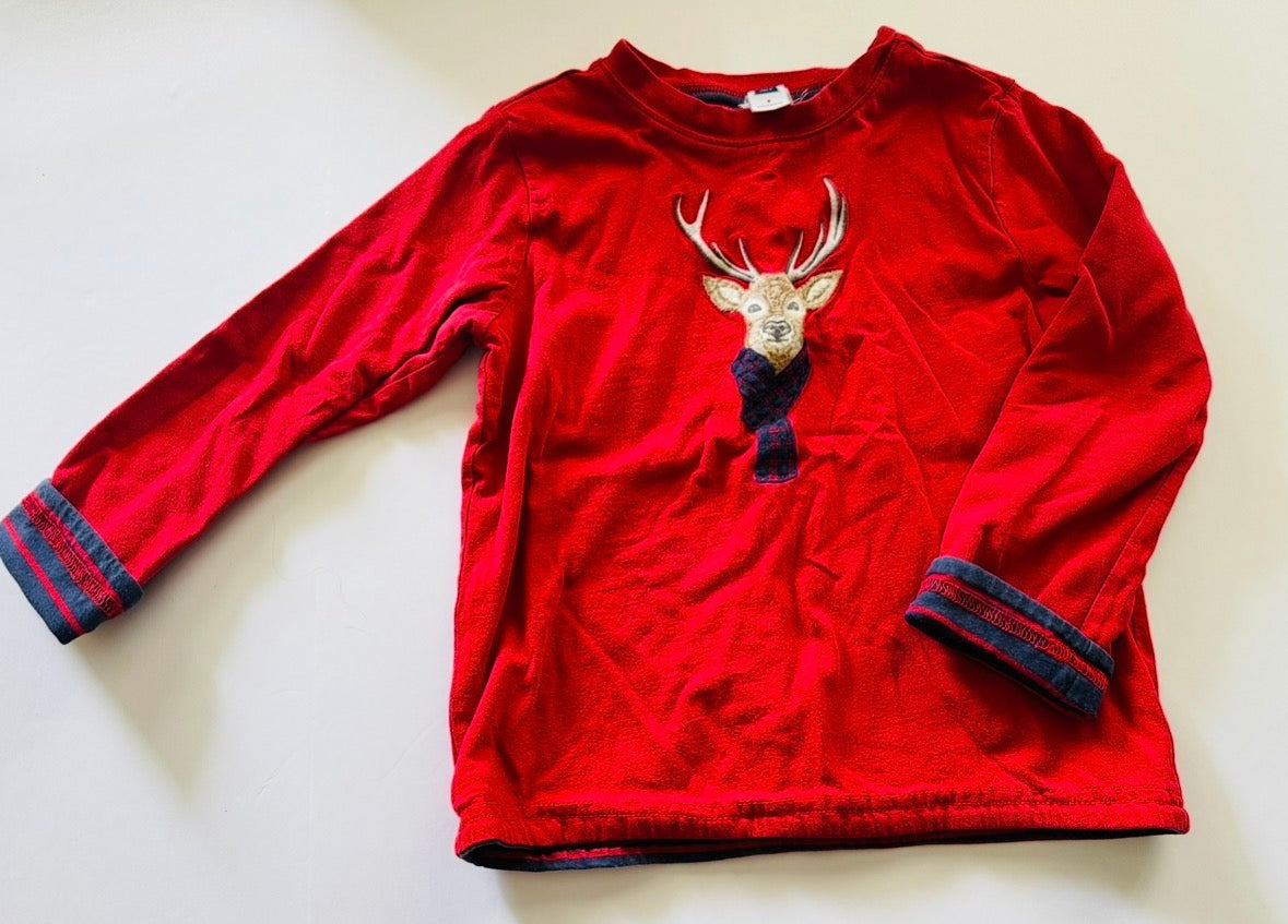 #92 boys 4 t winter deep long sleeve top