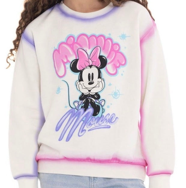 #169 Girl’s Size 8 Minnie Mouse Crewneck- NWT