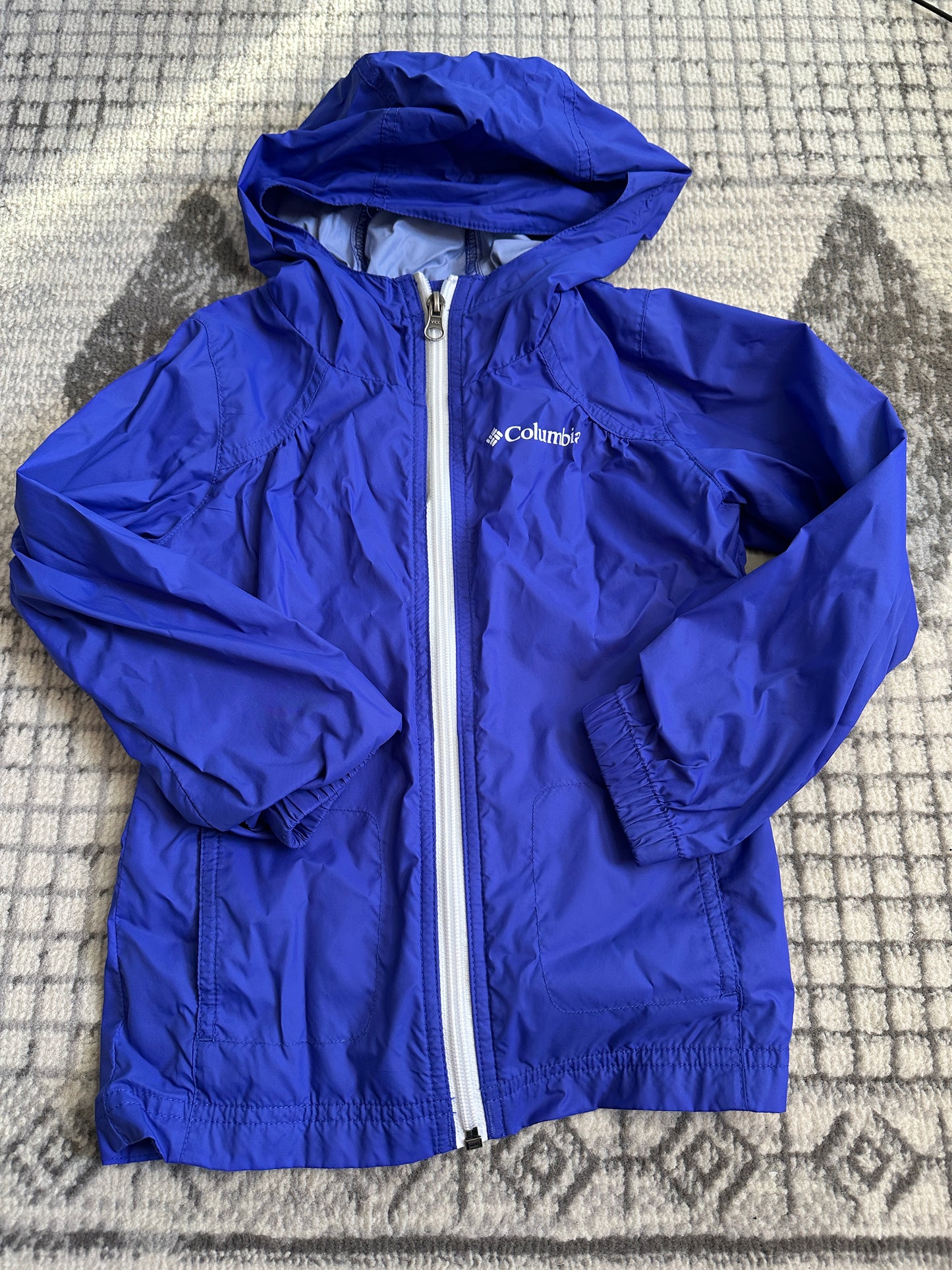 #162 Columbia Purple Wind Breaker jacket XXS