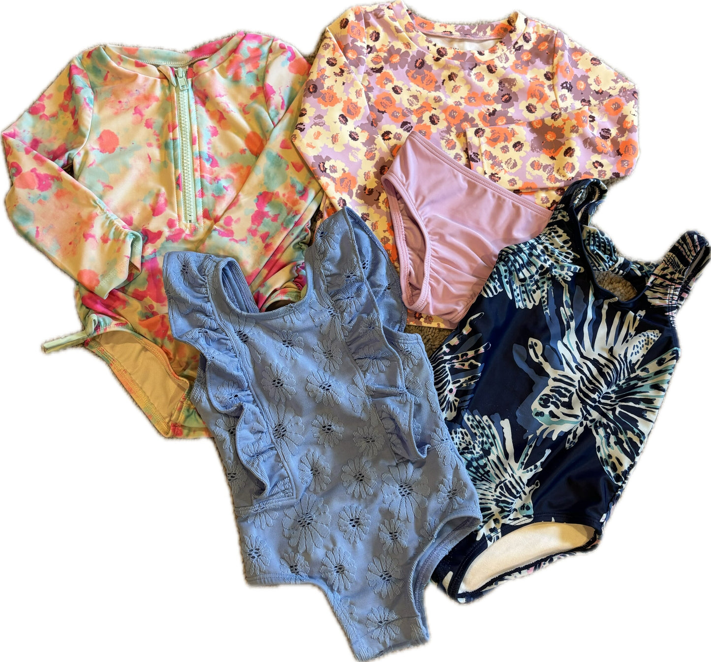 Seller #2 (4) girls swimsuits 2T