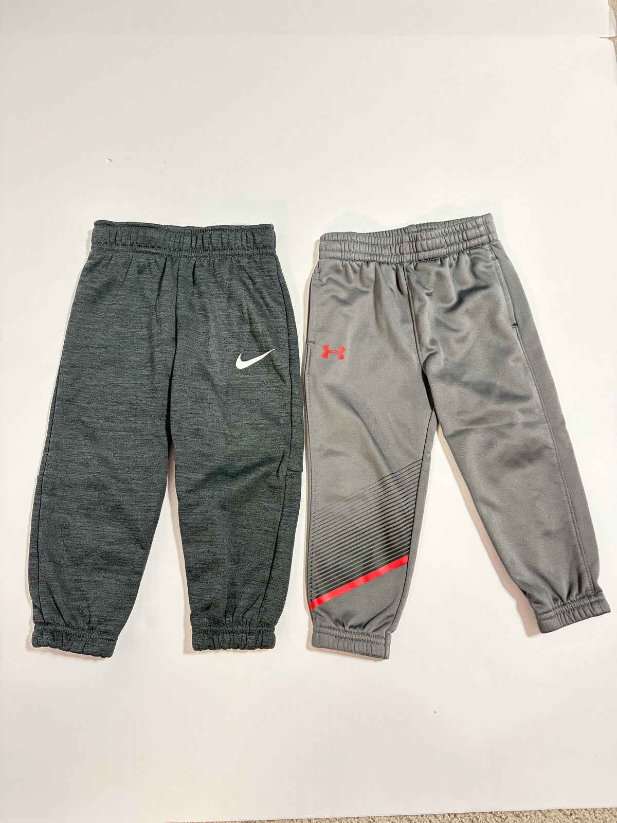 #27 Boys 2T Nike/Under Armour sweatpants