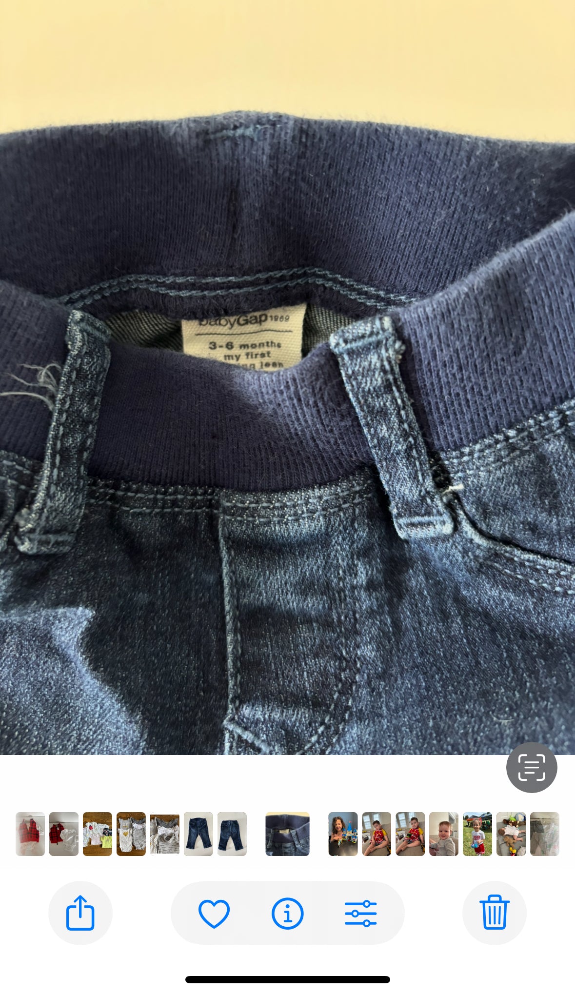Seller #195 - Baby Gap Jeans Size 3-6 Months