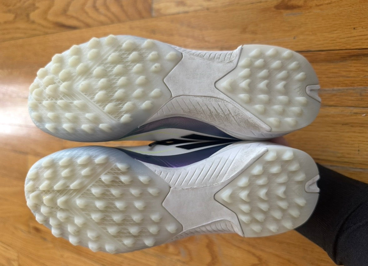 #104 Boy size 2 Adidas Messi indoor soccer shoe