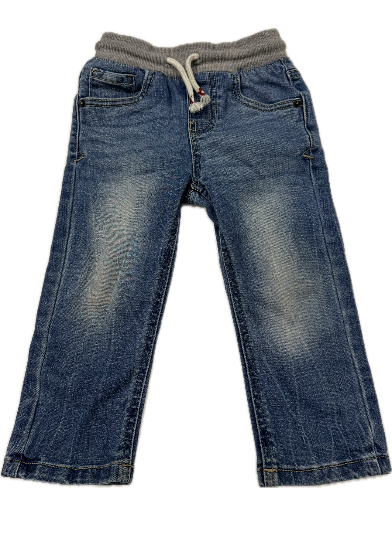 #38 Cat and Jack 2T Drawstring Denim Jeans