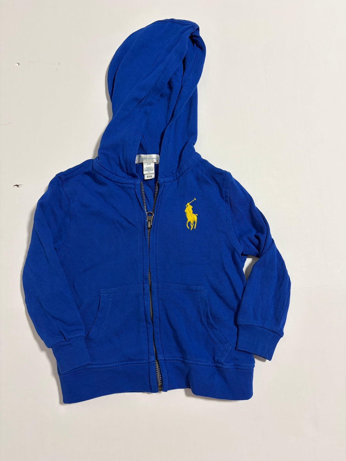 #27 Boys 24m Polo Ralph Lauren zip-up