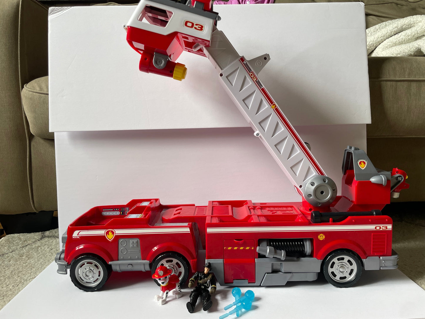 #3 Paw Patrol Fire Truck w/ figures & Accessories - PRICE REDUCED
