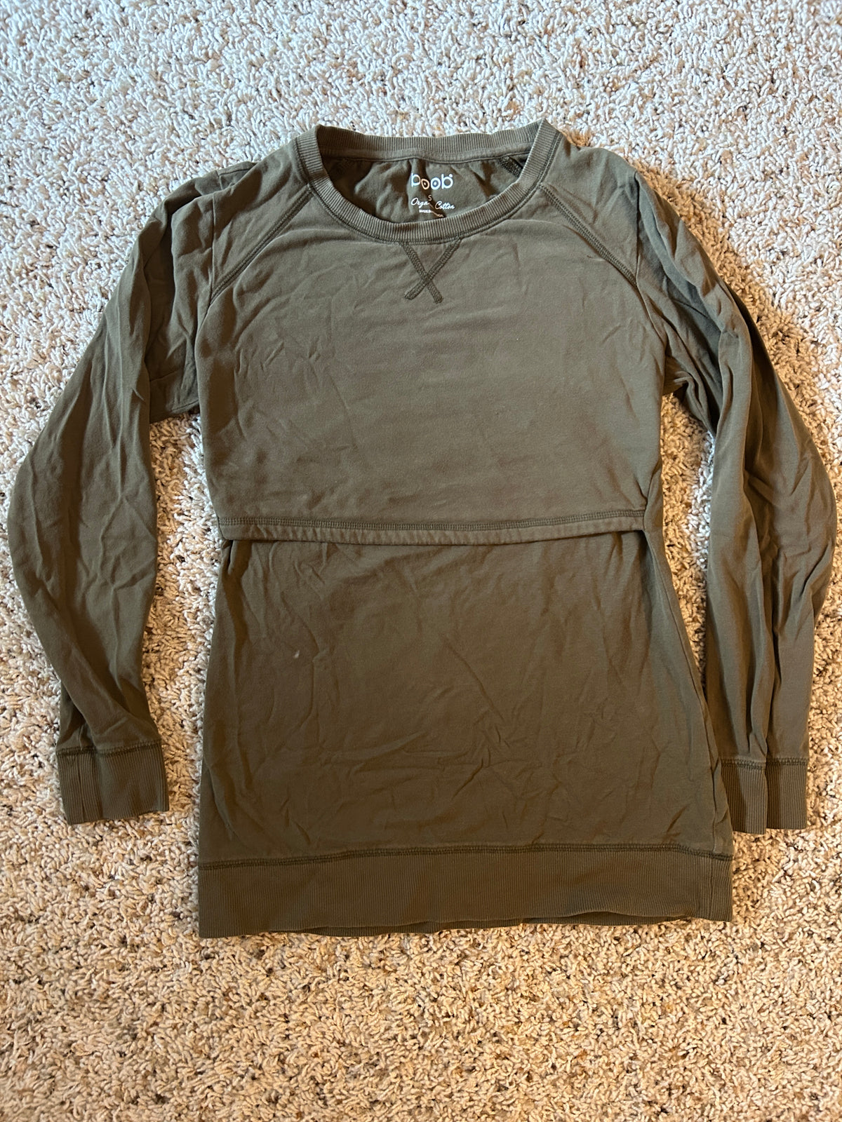 Seller #5 - Green nursing top - Small