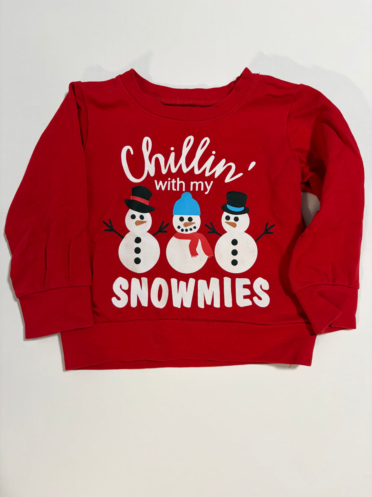 #27 Boys 18m Amazon snowman sweatshirt