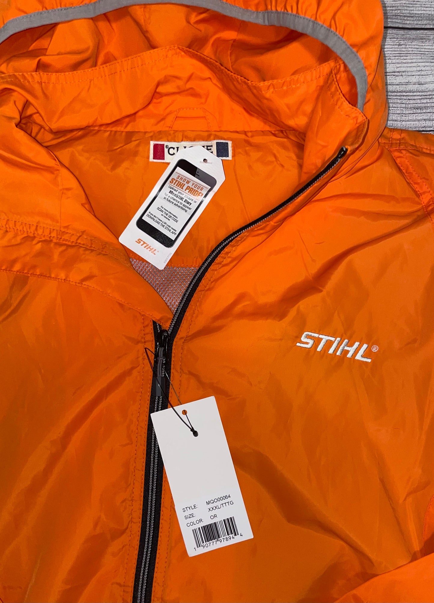 Seller #171 *REDUCED* Clique XXXL Men’s “Stihl” NWT windbreaker