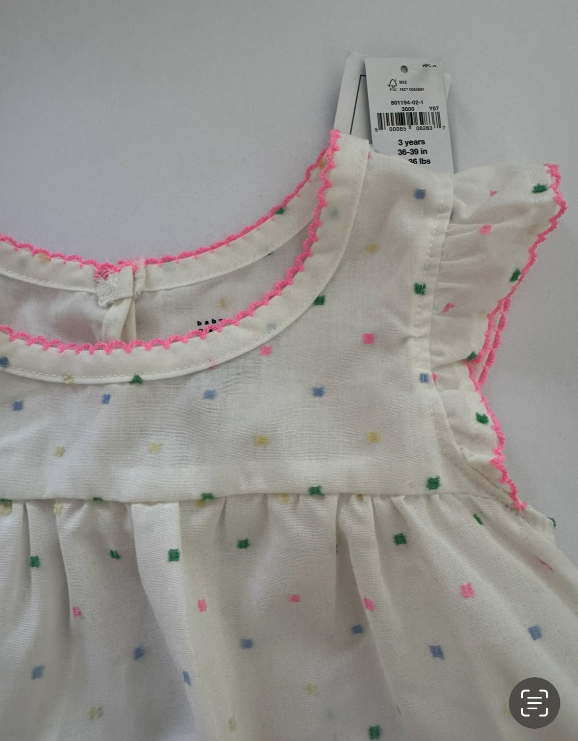 REDUCED # 92 girls GAP 3 t NWT summer linen 2 piece pajama set