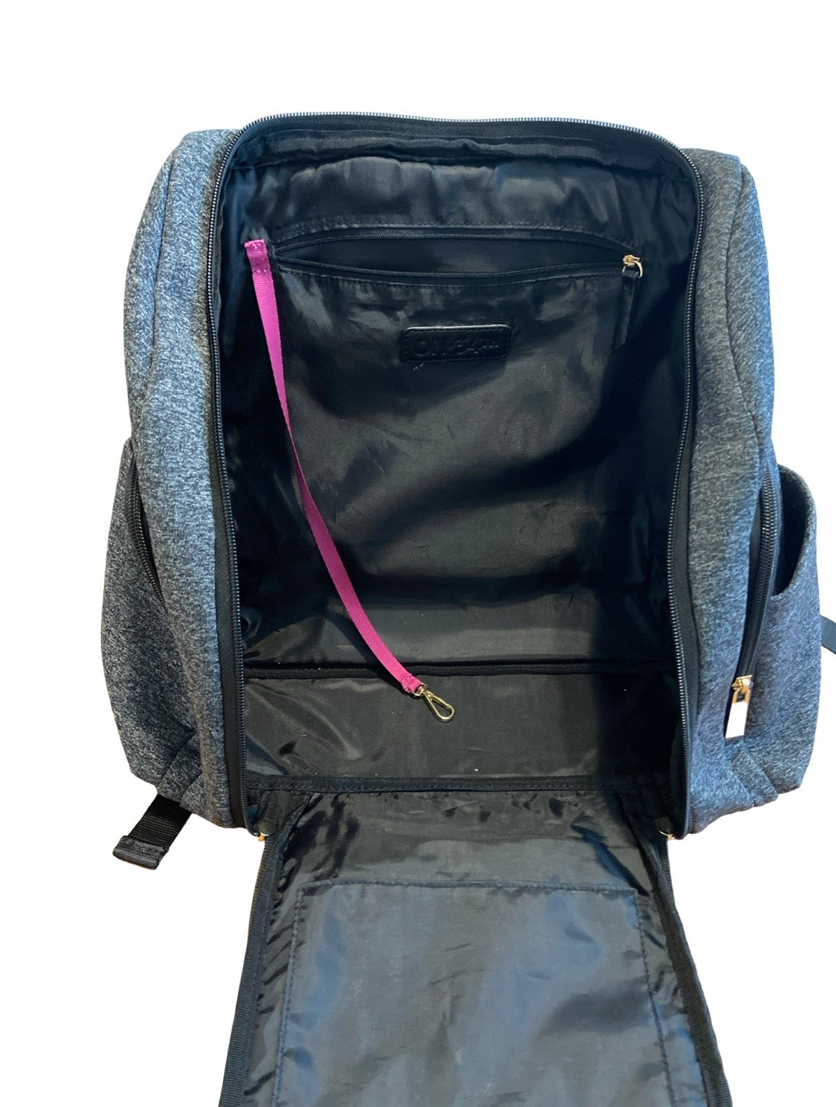 #33 Gray Neoprene Backpack Diaper Bag
