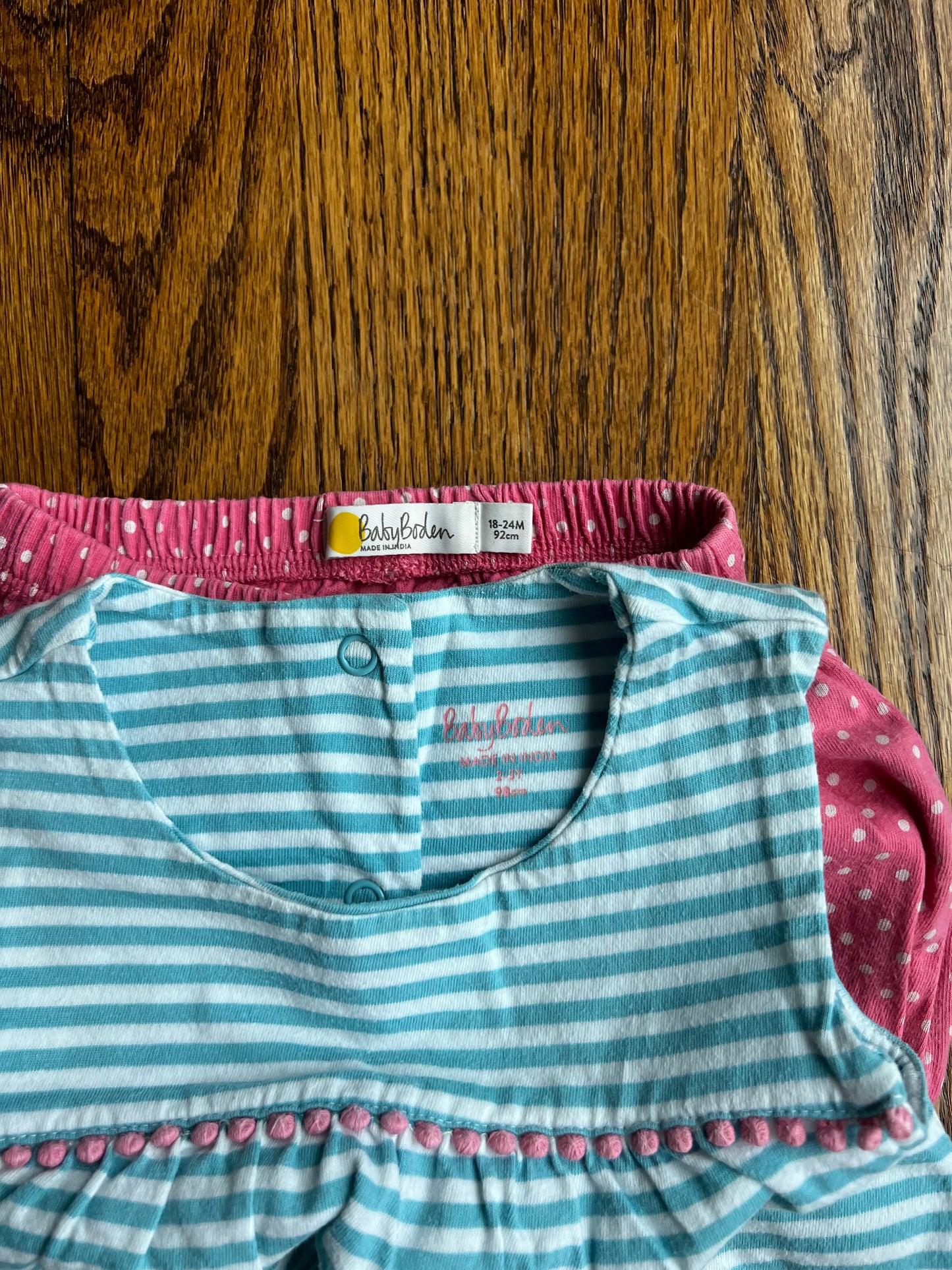 Seller #115 - Baby Boden Girls 2-3Y Striped Beach Dog Sleeveless Shirt with Matching Bloomers, VGUC/GUC