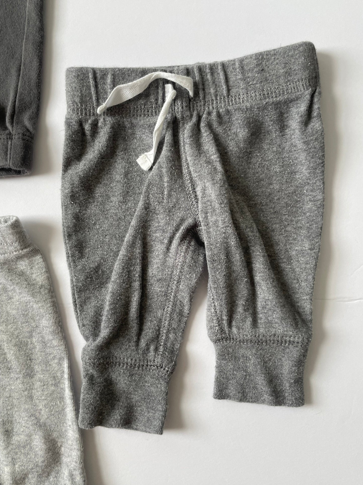 #3 PRICE REDUCED Carters gray sweat pants lot gender neutral size NB