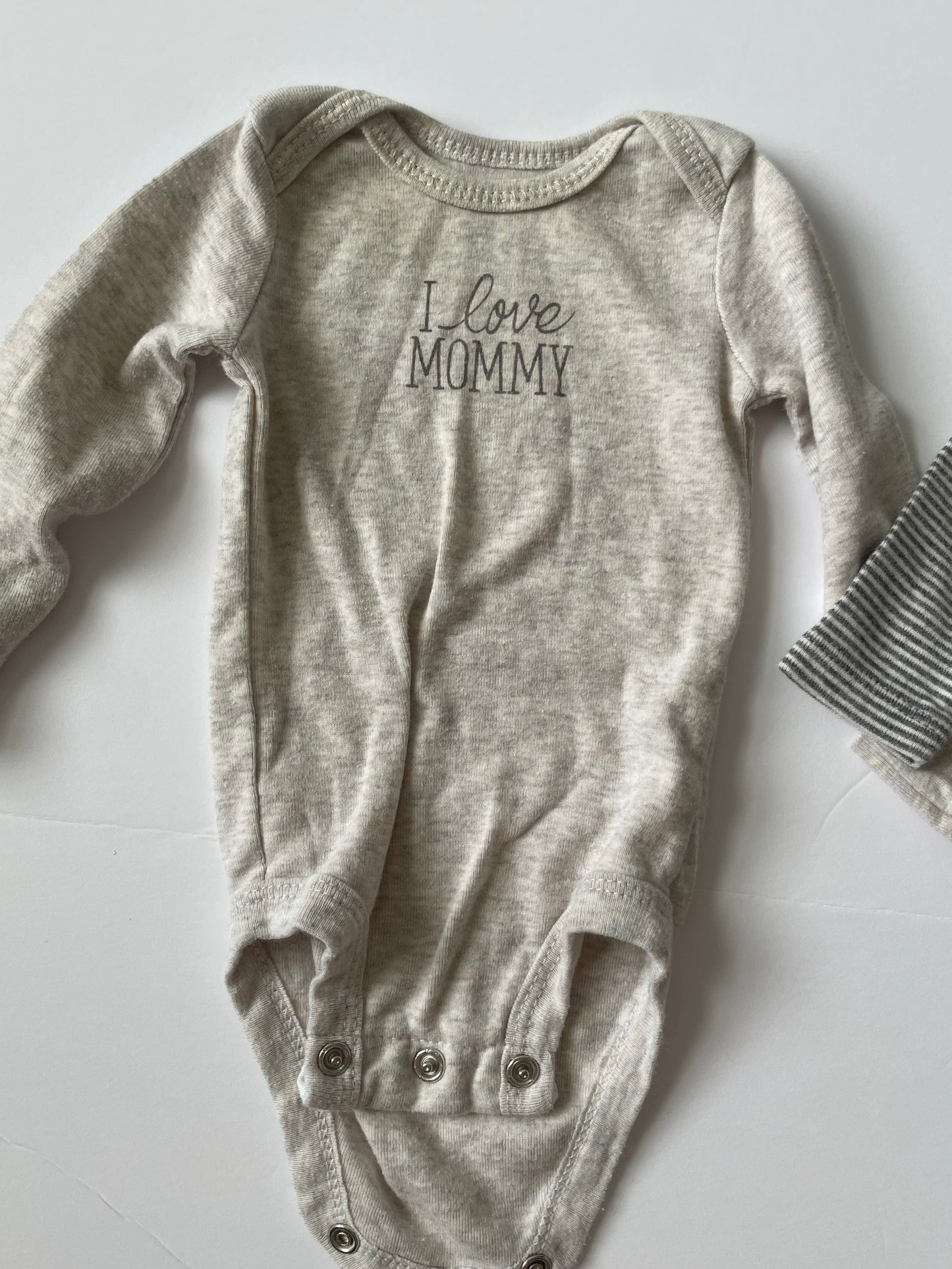 #3 Carters long sleeve onesies 2-piece Gender Neutral Size NB - PRICE REDUCED