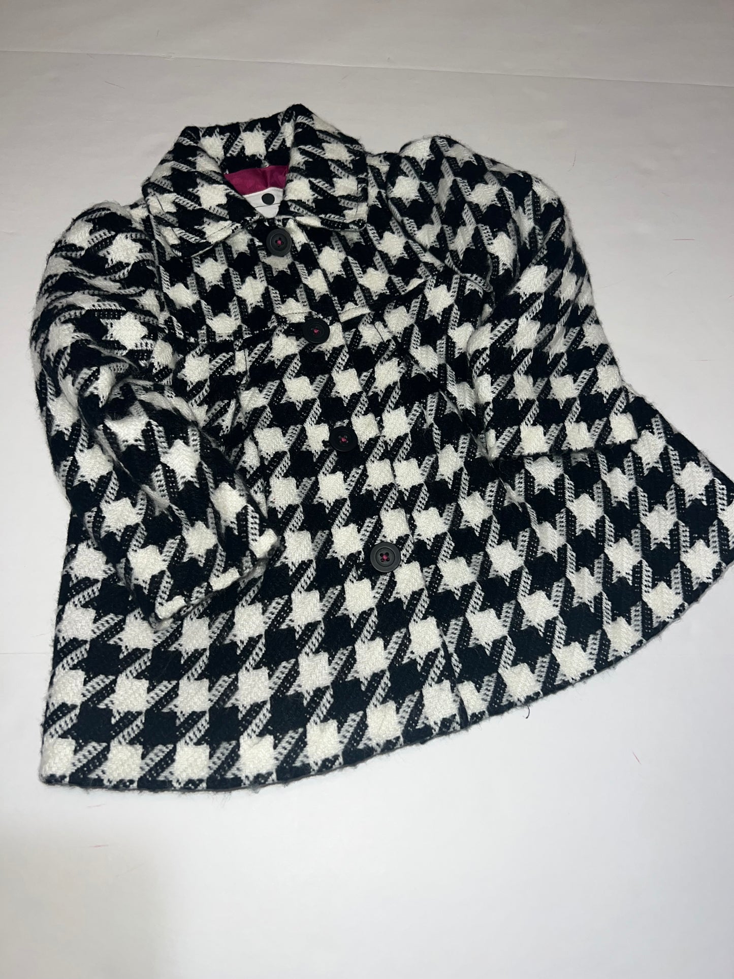 #78 girls 2T Cherokee houndstooth coat