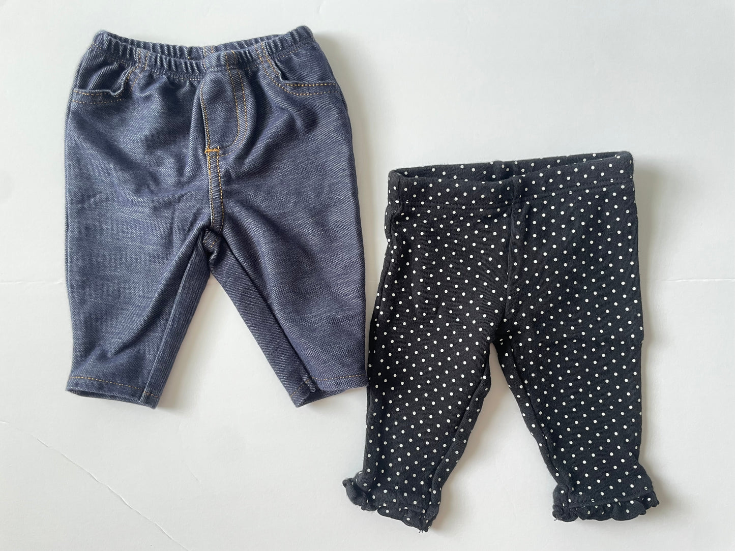 #143 OshKosh B'gosh blue and white swimsuit girls 9-12m