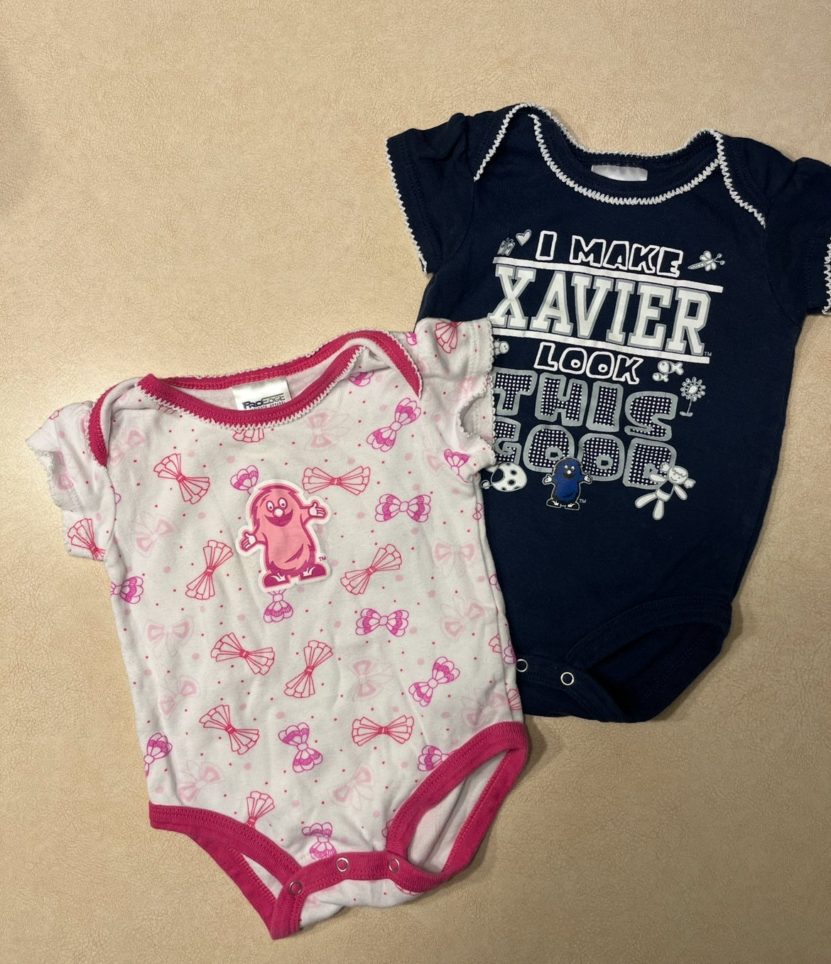 #143 Xavier girls onesie bundle Girls 3-6m - REDUCED