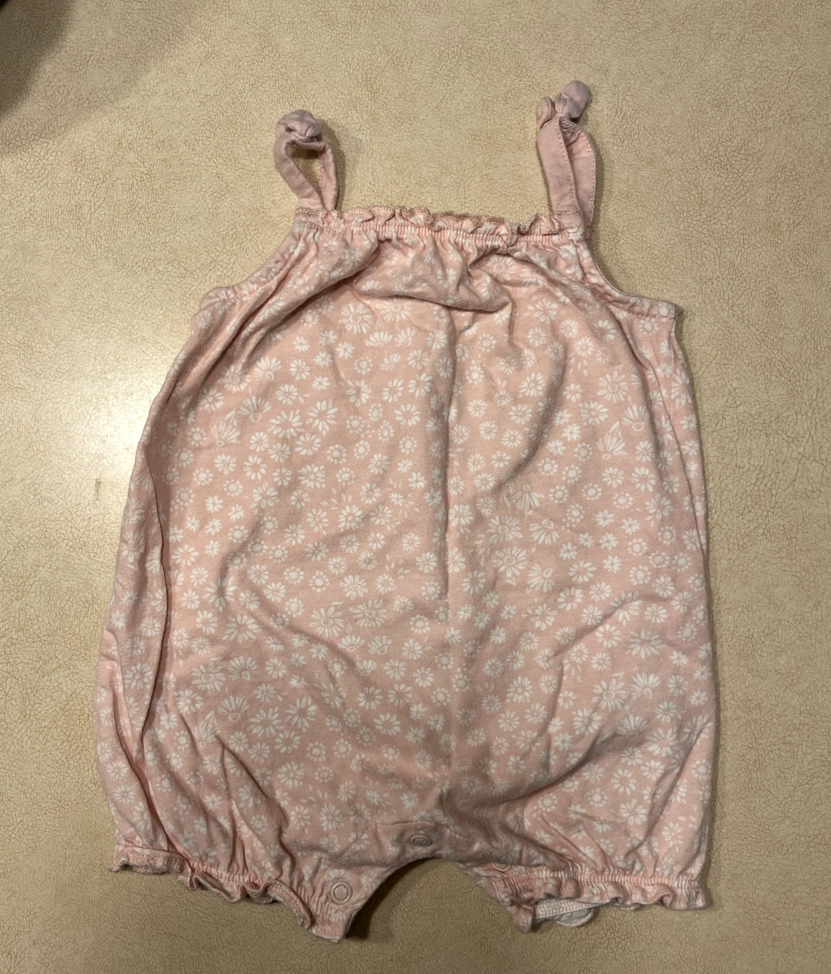 #143 Carter’s Pink Romper Girls 6m