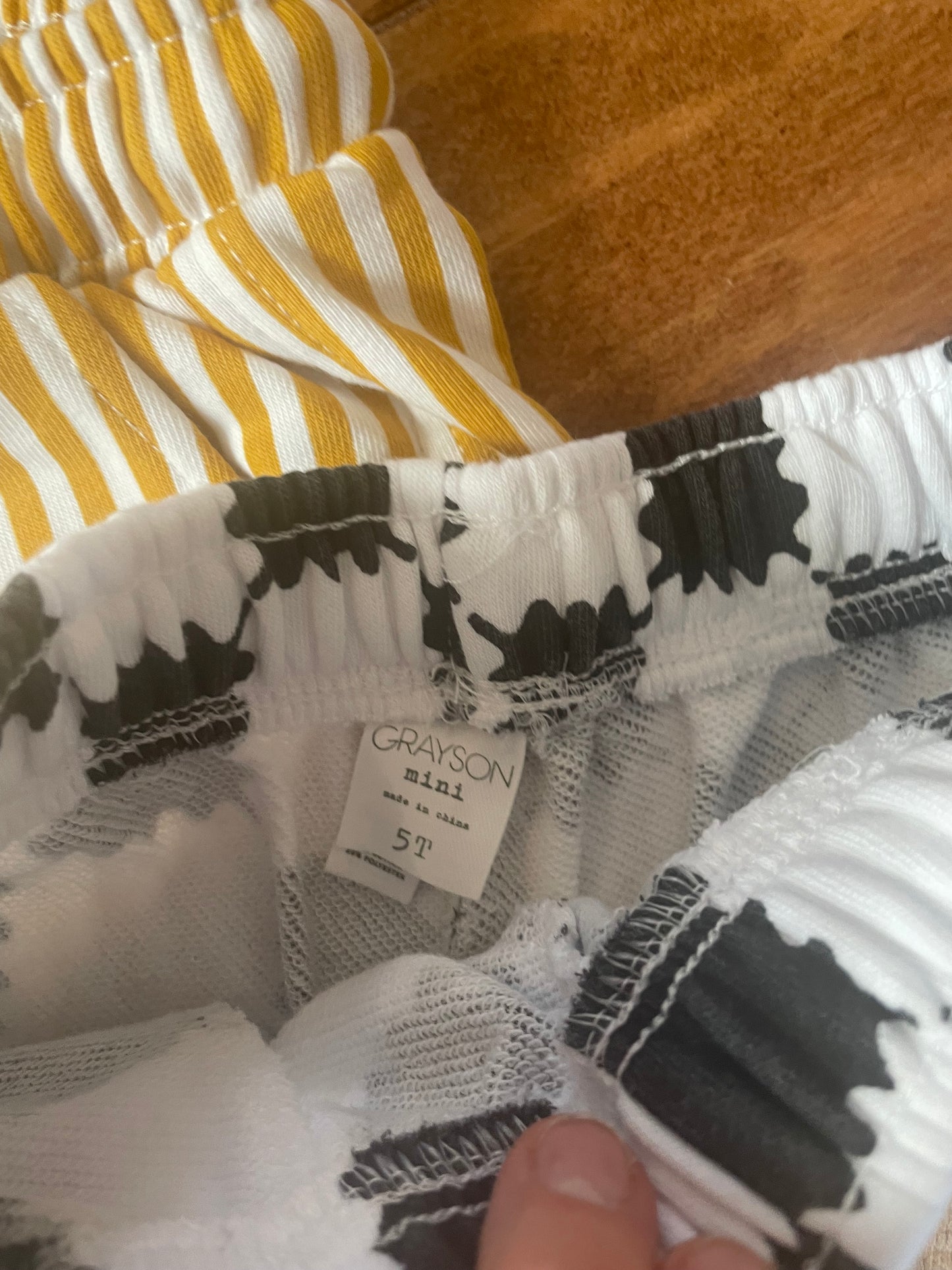 #199 Boys Mini Grayson shorts set of 3 size 5T