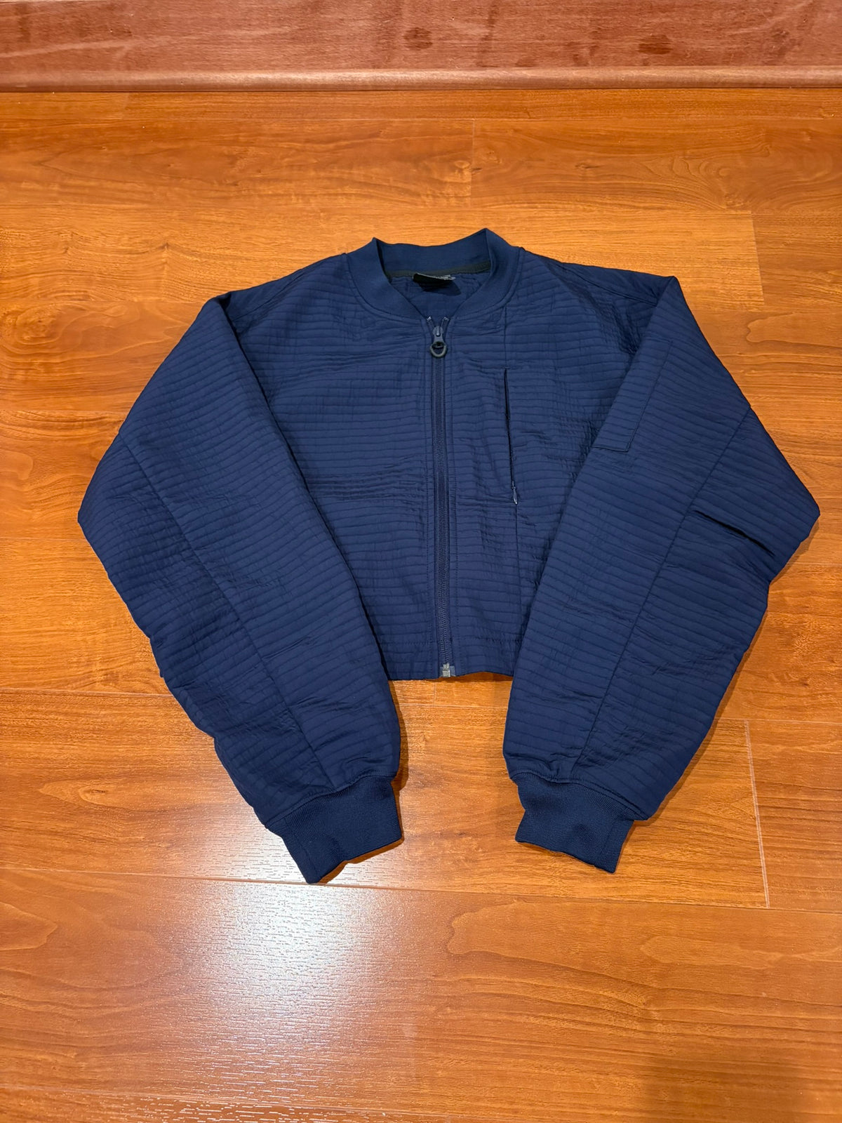 Women's Size M Nike Crop Jacket Navy Blue