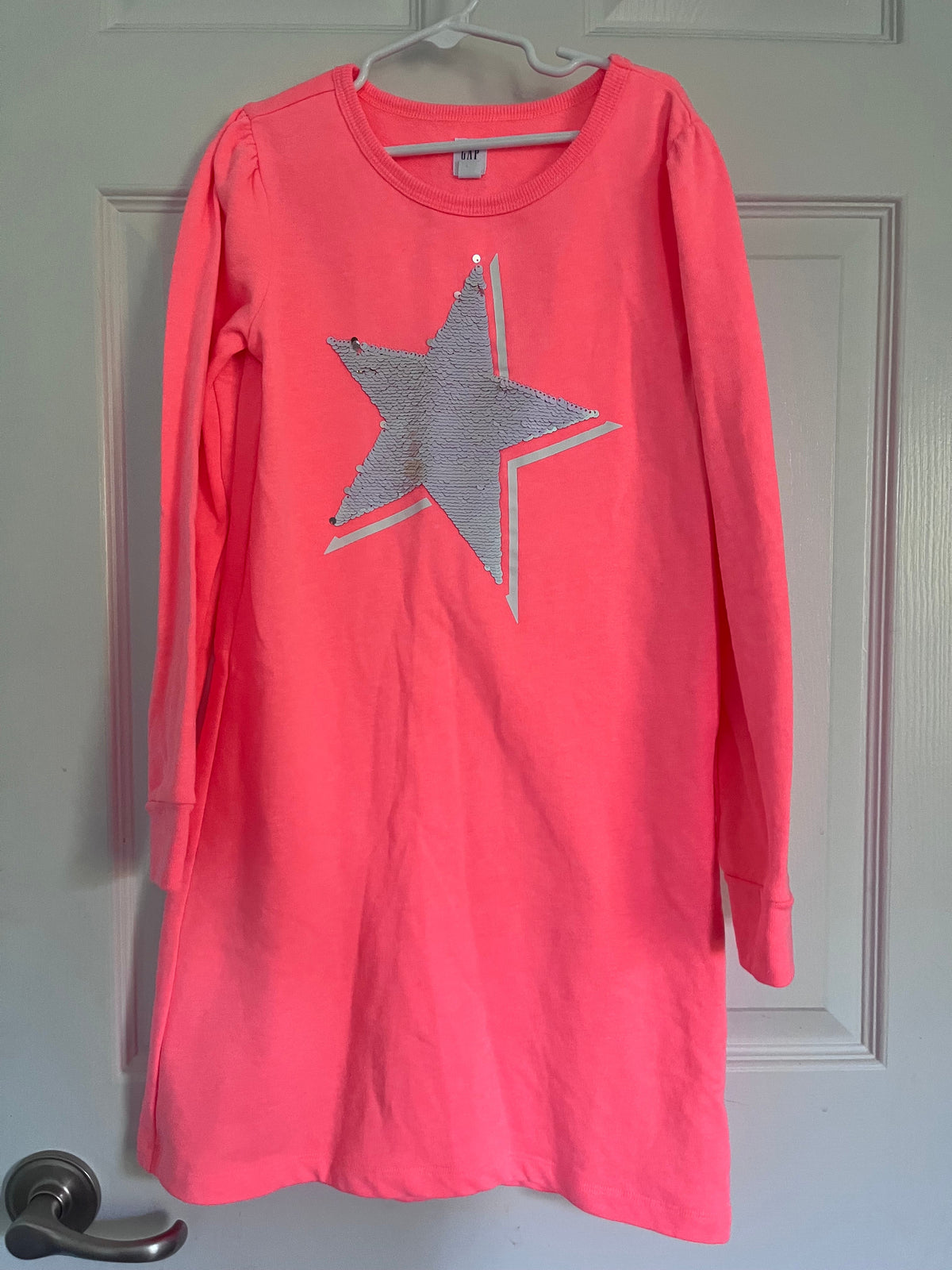 #125 Girls Gap Kids Flip sequin dress Size 10