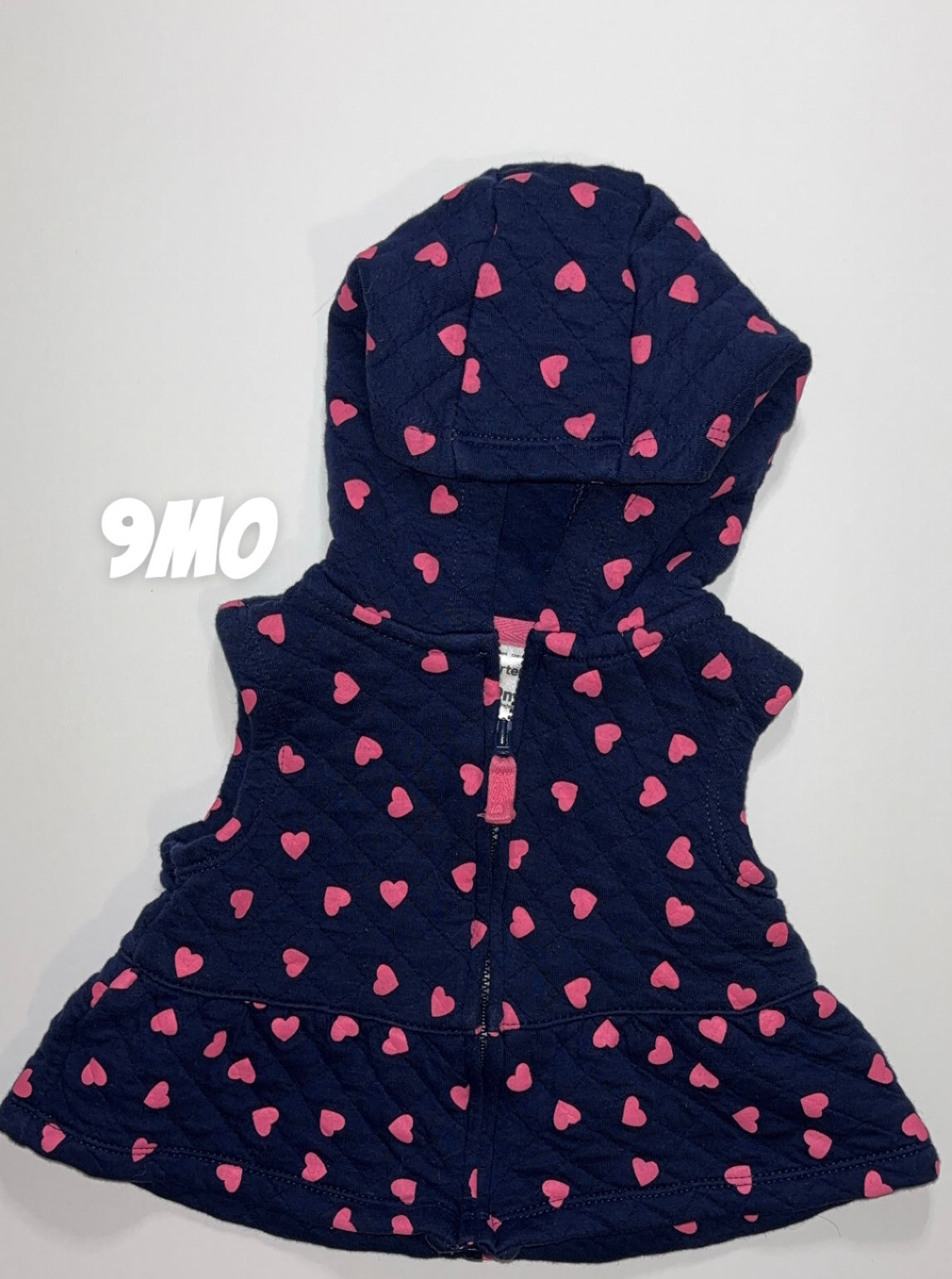 205 9mo Carters Quilted Peplum Vest