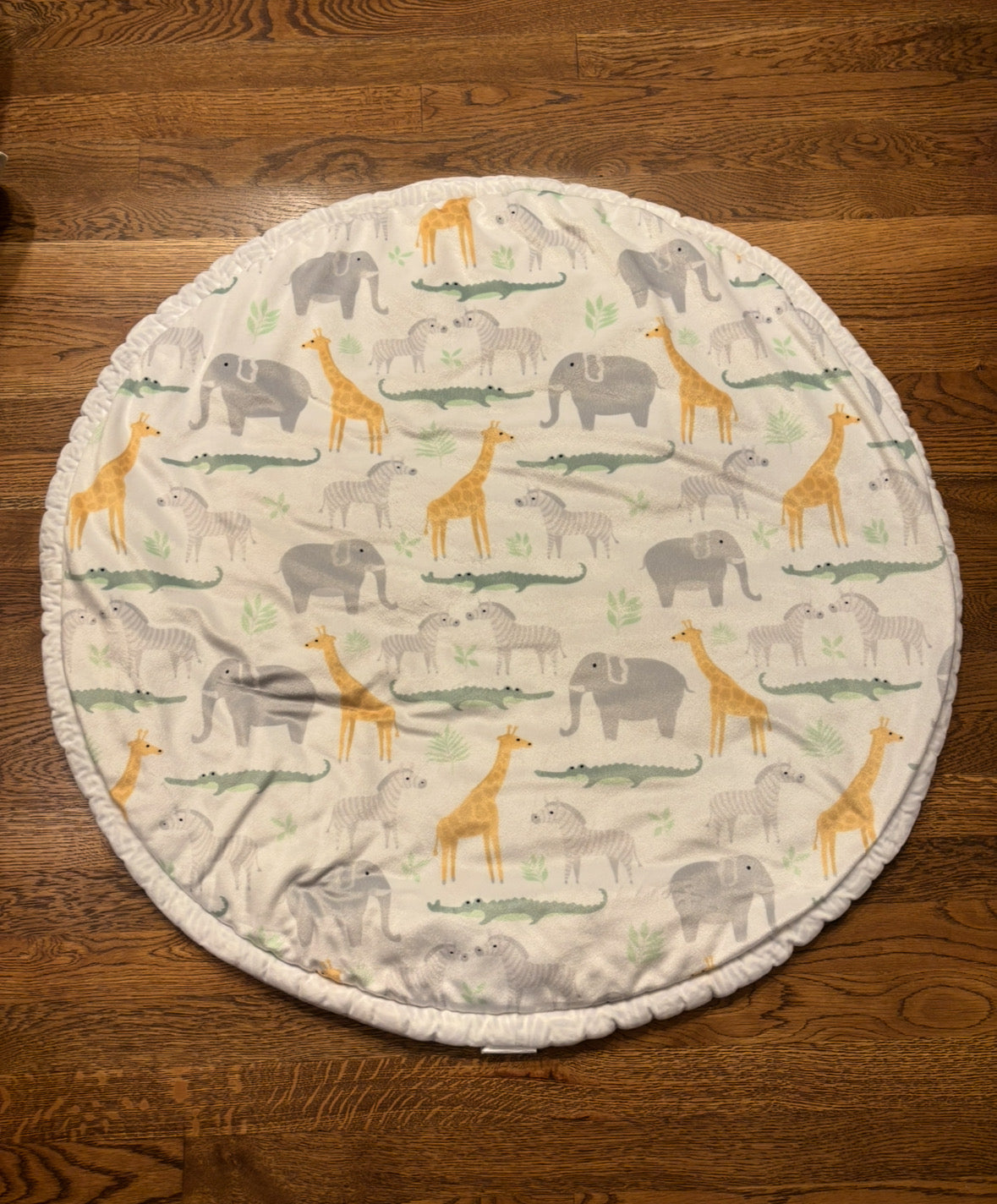 Seller #195 - *REDUCED* Animal Jungle Safari Round Cushioned Baby Playmat