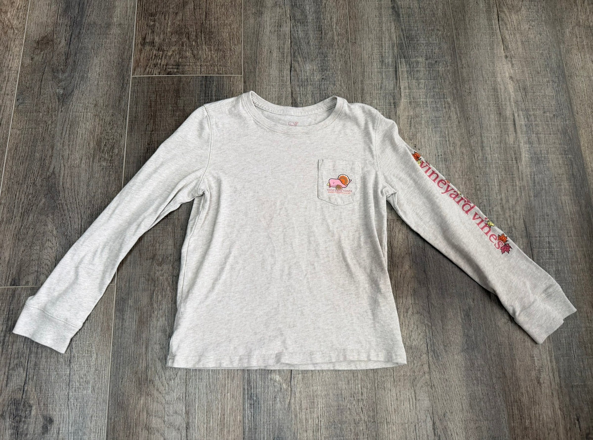 Seller 183- Girls size XS Vineyard Vine Thanksgiving shirt
