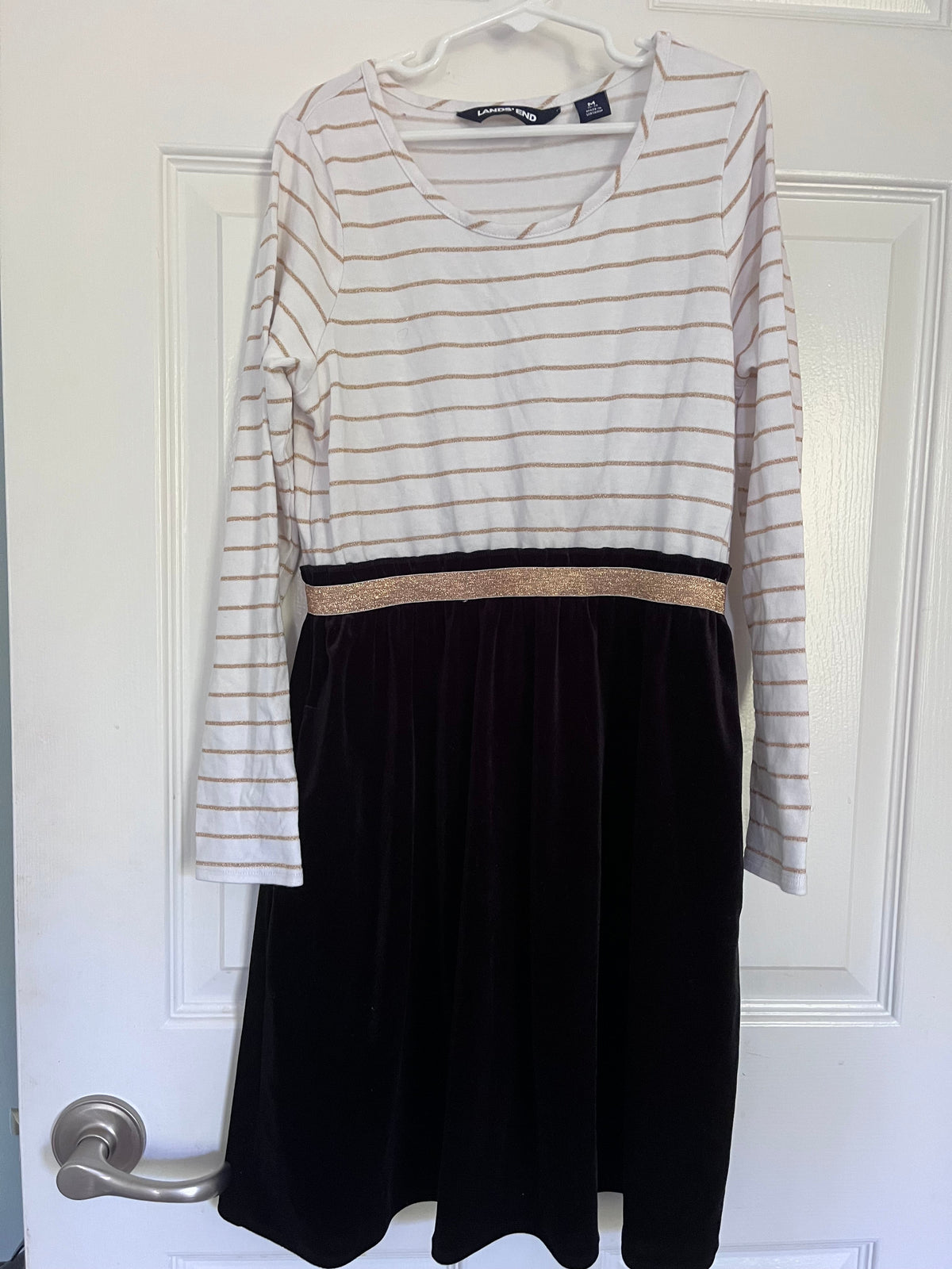 #125 Girls Lands End dress Size 10-12