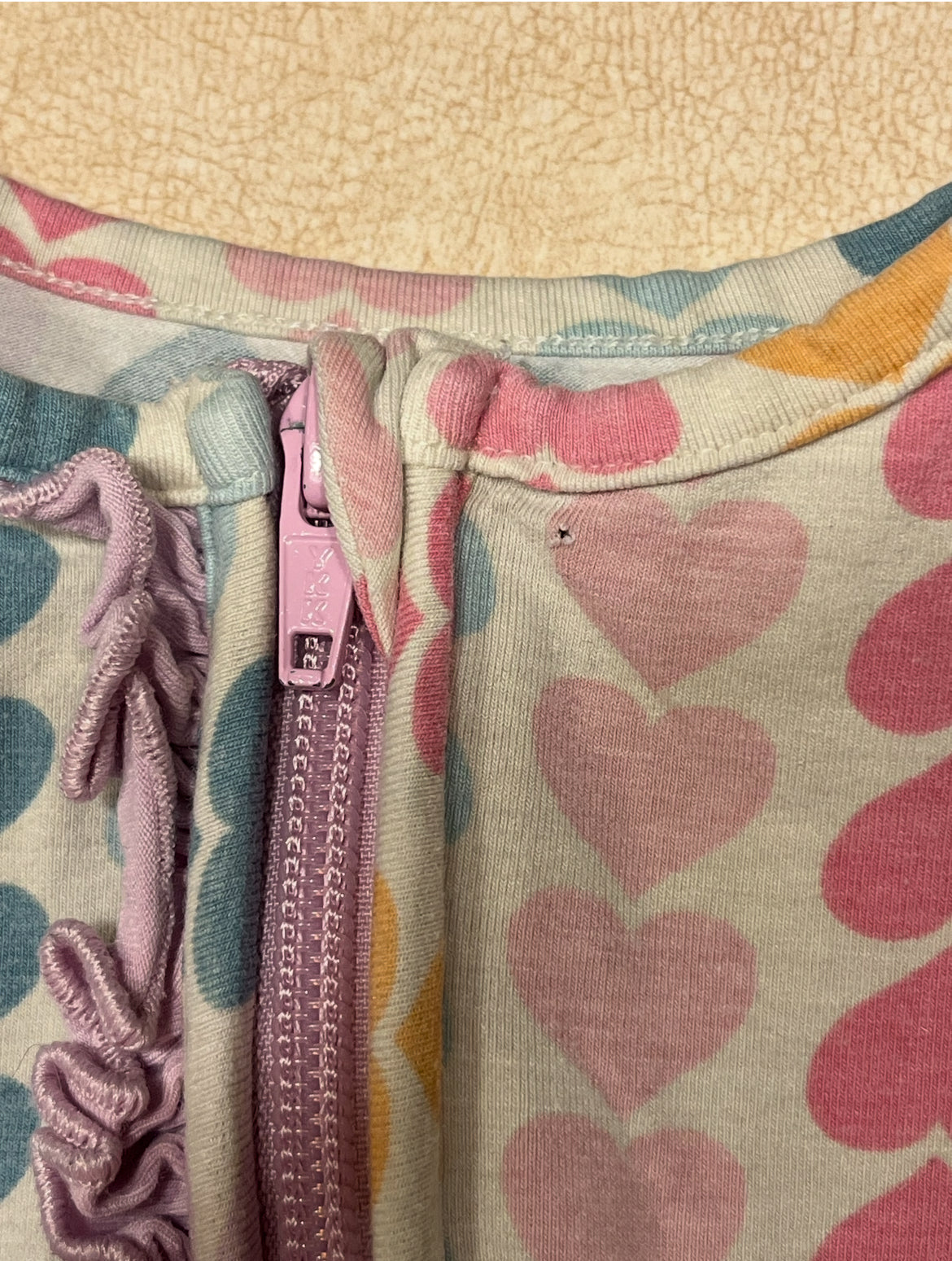 #143 Rufflebutts Pajamas Girls 6-12m - REDUCED