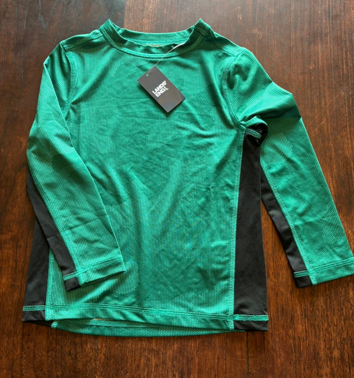 #156 reduced! NWT Landsend Boys dry fit athletic longs sleeve shirt size XXS 2-3